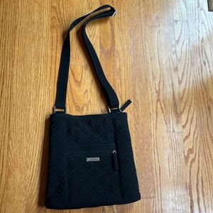 Vera Bradly black cross body bag